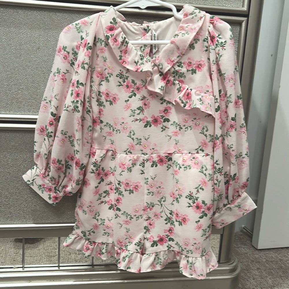 Janie & Jack Floral Romper